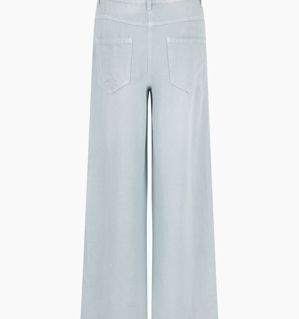 TROUSERS - Palazzo - Light Blue | Sisley K image number 2